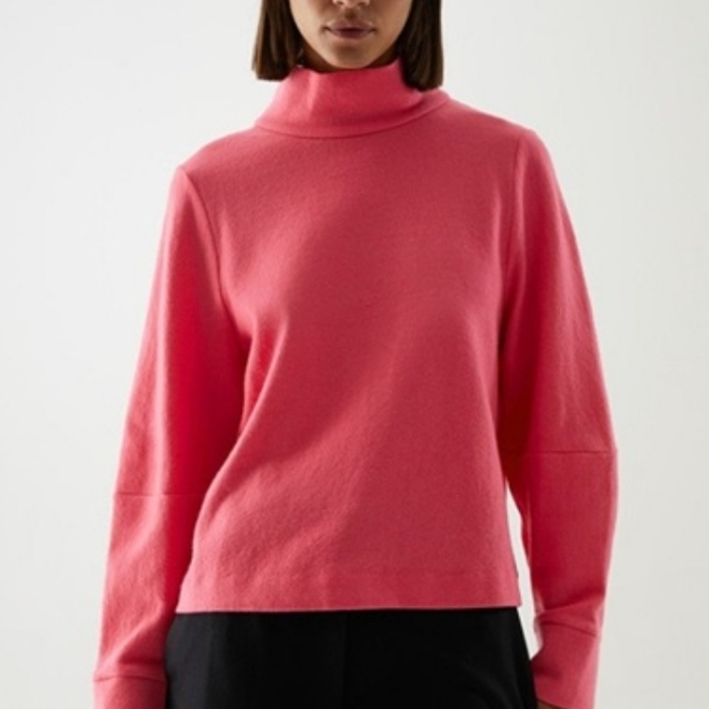 Cos Wool Blend Mock Neck Pullover XS